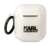 Etui na słuchawki Karl Lagerfeld Karl`s Head do AirPods 1/2 Przezroczysty