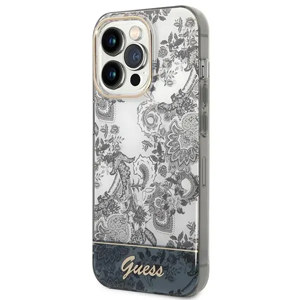 Etui Guess Porcelain Collection GUHCP14XHGPLHG do iPhone 14 Pro Max