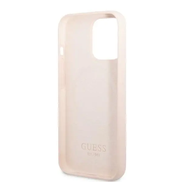 Etui Guess Silicone Logo Plate MagSafe GUHMP13XSPLP do iPhone 13 Pro Max