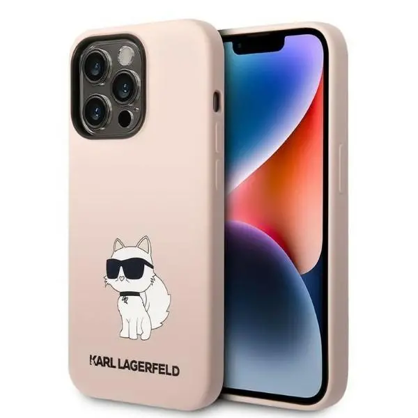 Etui Karl Lagerfeld Silicone Choupette KLHCP14XSNCHBCP do iPhone 14 Pro Max