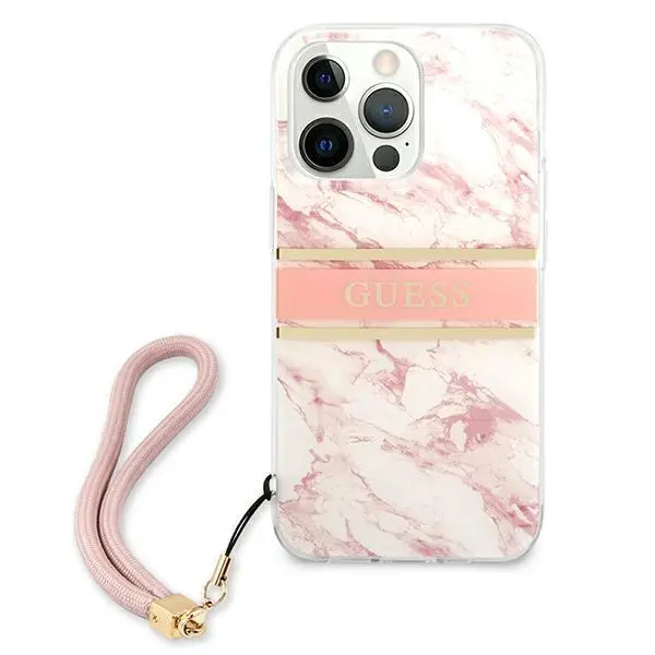 Etui Guess Marble Strap Collection GUHCP13XKMABPI do iPhone 13 Pro Max