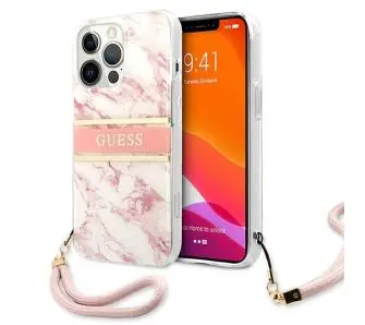 Etui Guess Marble Strap Collection GUHCP13XKMABPI do iPhone 13 Pro Max