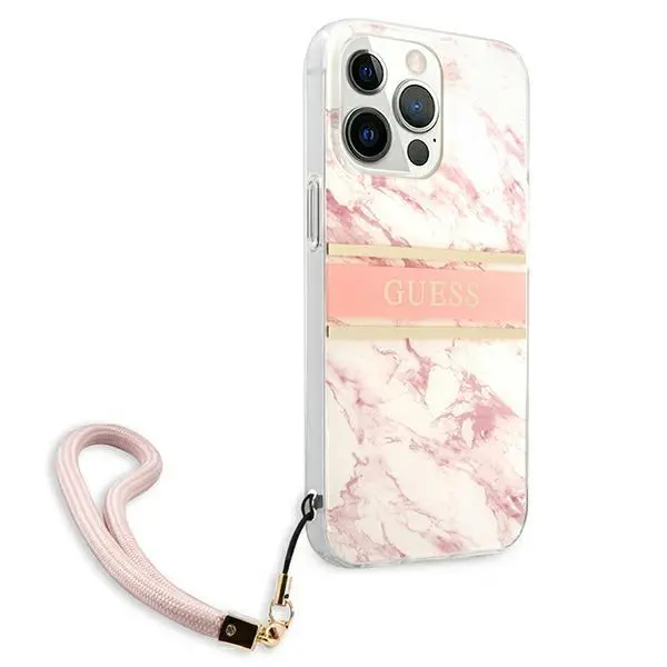 Etui Guess Marble Strap Collection GUHCP13XKMABPI do iPhone 13 Pro Max