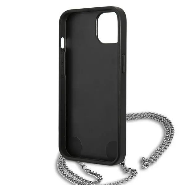 Etui Karl Lagerfeld Leather Textured and Chain KLHCP13MPMK do iPhone 13