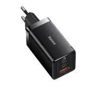 Baseus GaN5 Pro 2xUSB-C + USB 65W Czarny