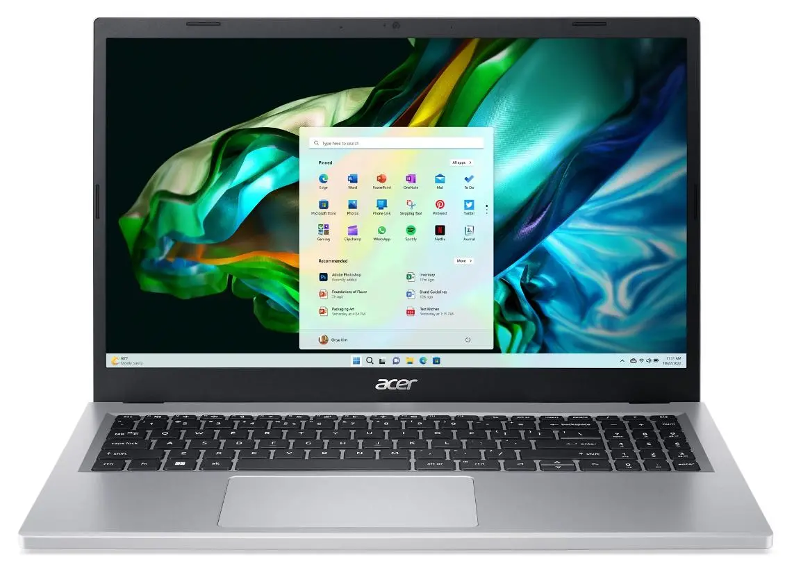 Laptop Acer Aspire 3 A315-24P-R1GN 15,6" R5 7520U 16GB RAM 512GB Dysk SSD Win11 Srebrny