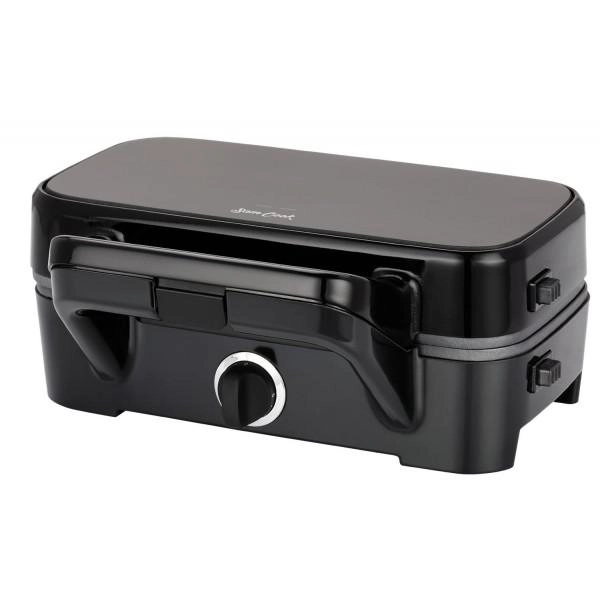 Opiekacz Sam Cook PSC-120/B 3w1 Trójkąty Gofry Grill 1200W