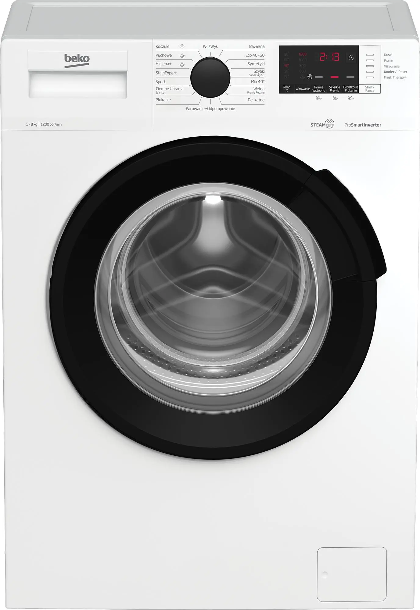 Beko WUE8622WBPSE SteamCure 8kg 1200obr/min