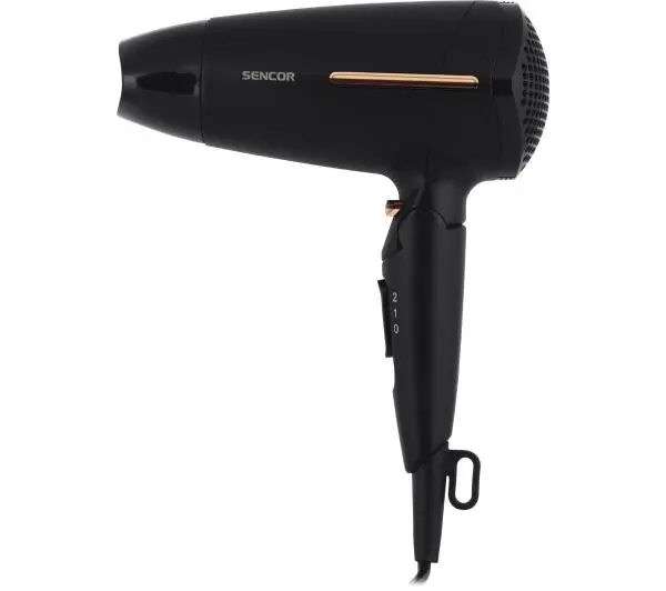 Sencor SHD 0045BK Jonizacja Zimny nawiew 1600W 2 prędkości 2 temperatury
