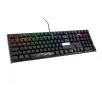 Klawiatura mechaniczna Ducky One 2 Backlit PBT RGB Cherry MX Red Czarny