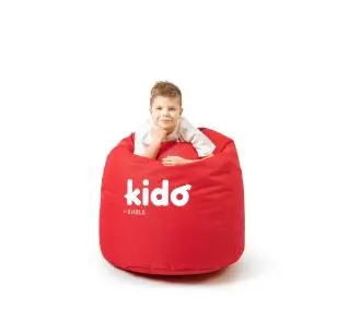 Пуф для дітей Diablo Chairs KIDO Тканина Червоний