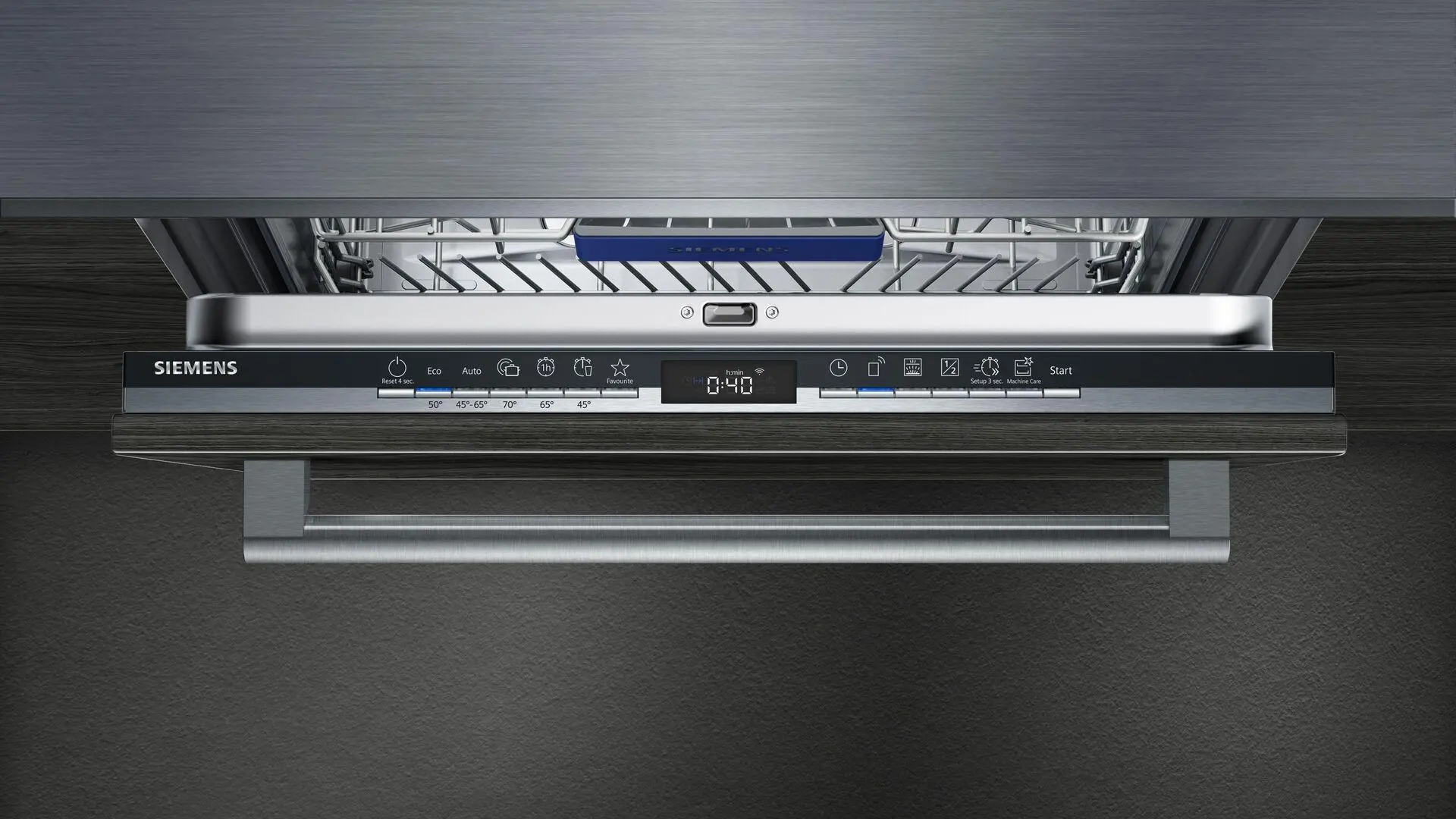Zmywarka Siemens iQ300 SN63EX14VE 59,8cm Automatyczne otwieranie drzwi Szuflada na sztućce Zdalne sterowanie