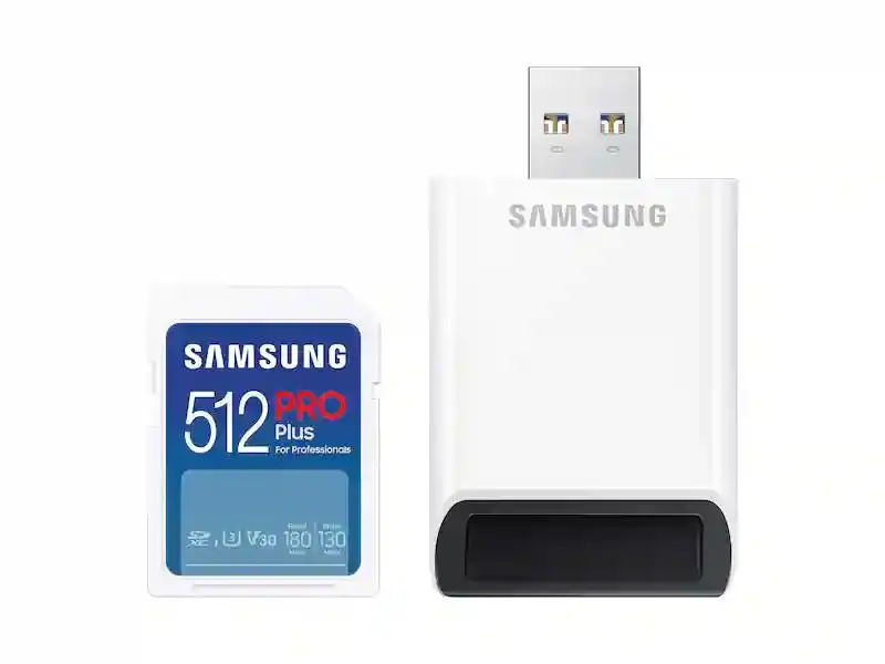 Karta pamięci Samsung PRO Plus SD 512GB UHS-I U3 + czytnik