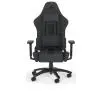 Fotel Corsair TC100 RELAXED Fabric Gamingowy do 120kg Tkanina Czarno-szary