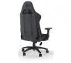 Fotel Corsair TC100 RELAXED Fabric Gamingowy do 120kg Tkanina Czarno-szary