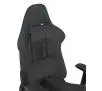 Fotel Corsair TC100 RELAXED Fabric Gamingowy do 120kg Tkanina Czarno-szary