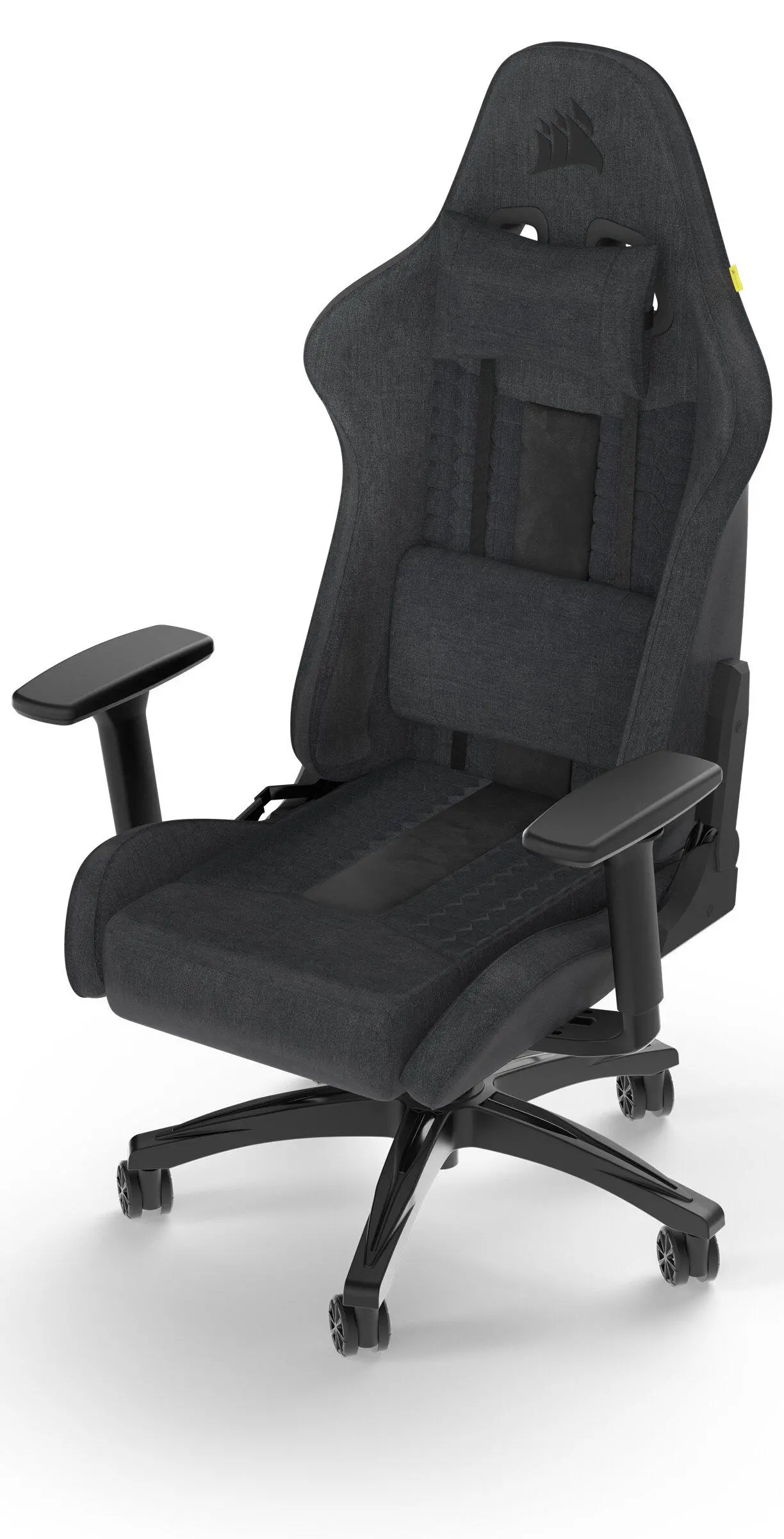 Fotel Corsair TC100 RELAXED Fabric Gamingowy do 120kg Tkanina Czarno-szary
