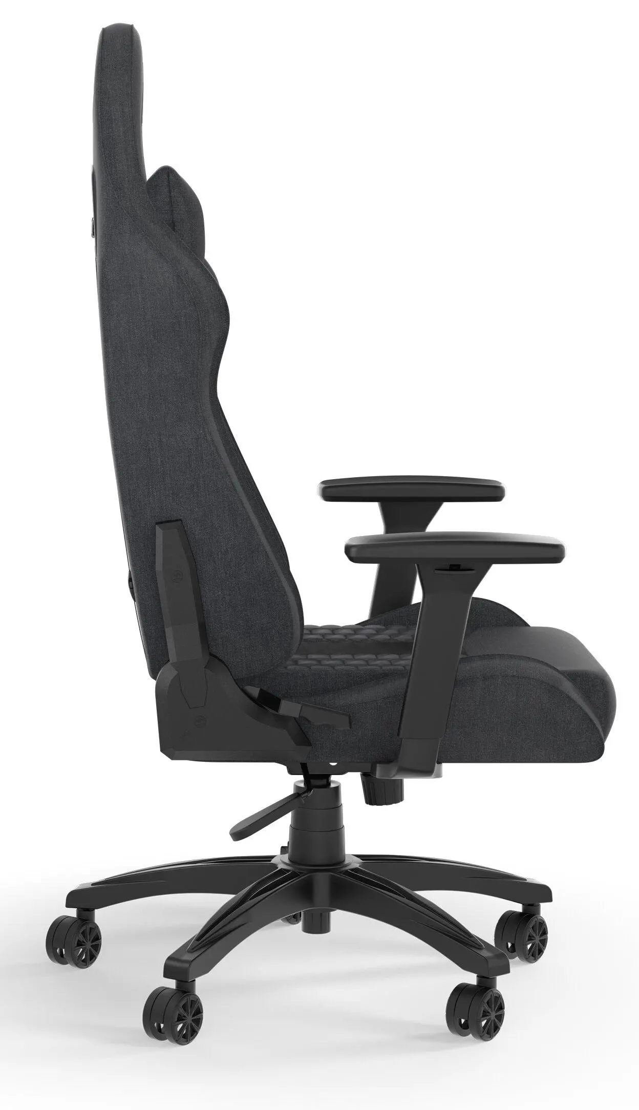 Fotel Corsair TC100 RELAXED Fabric Gamingowy do 120kg Tkanina Czarno-szary