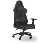 Fotel Corsair TC100 RELAXED Fabric Gamingowy do 120kg Tkanina Czarno-szary