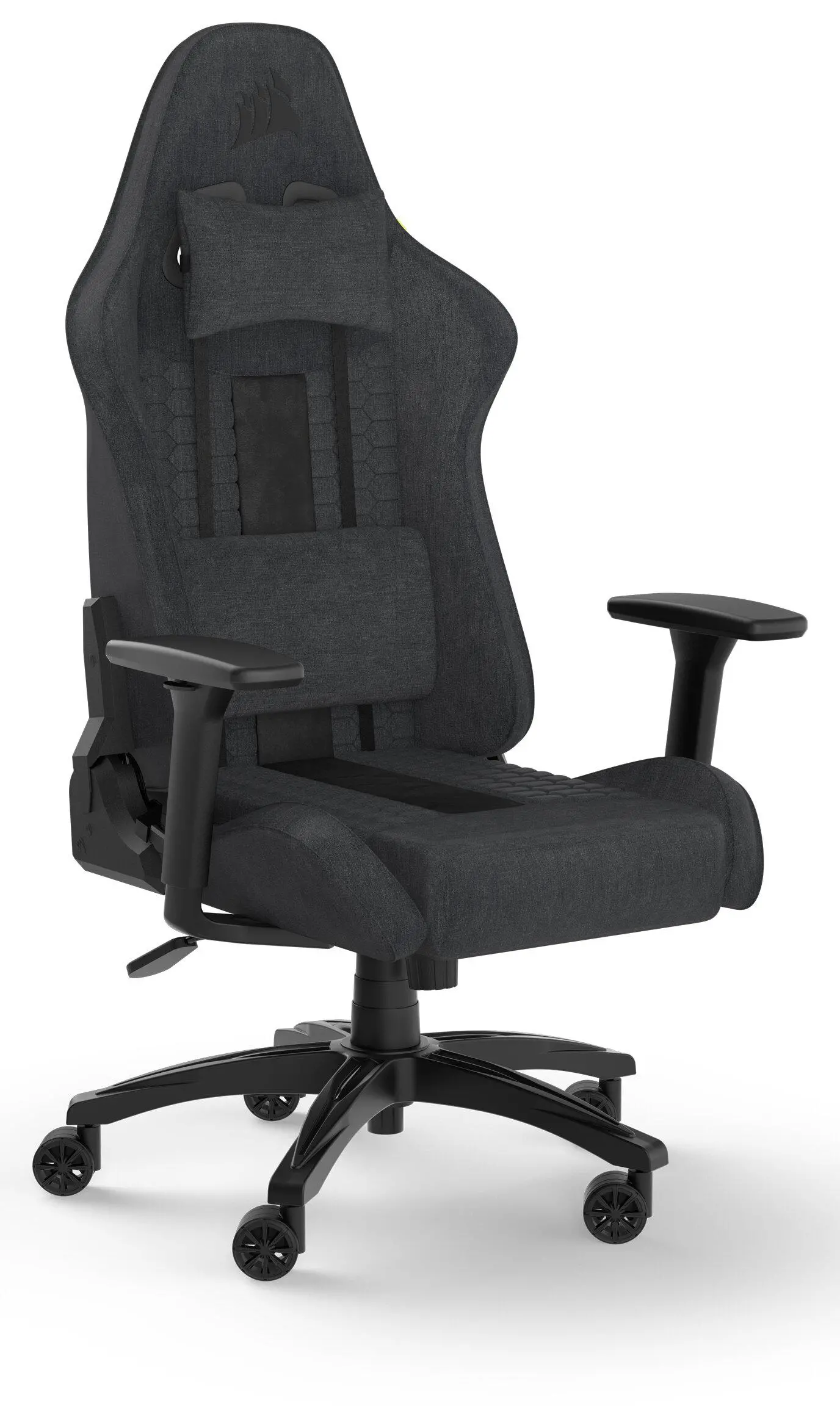 Fotel Corsair TC100 RELAXED Fabric Gamingowy do 120kg Tkanina Czarno-szary