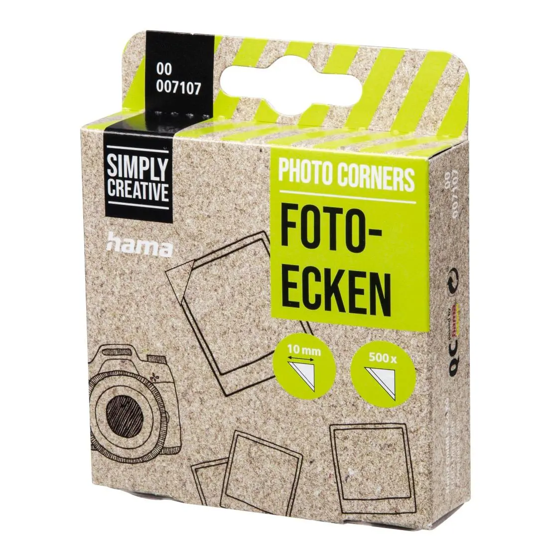 Narożniki do zdjęć Hama 500szt