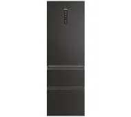 Haier Seria 5 HTW5618DNPT Pełny No Frost 185cm Szuflada z kontrolą wilgotności Zdalne sterowanie Czarny