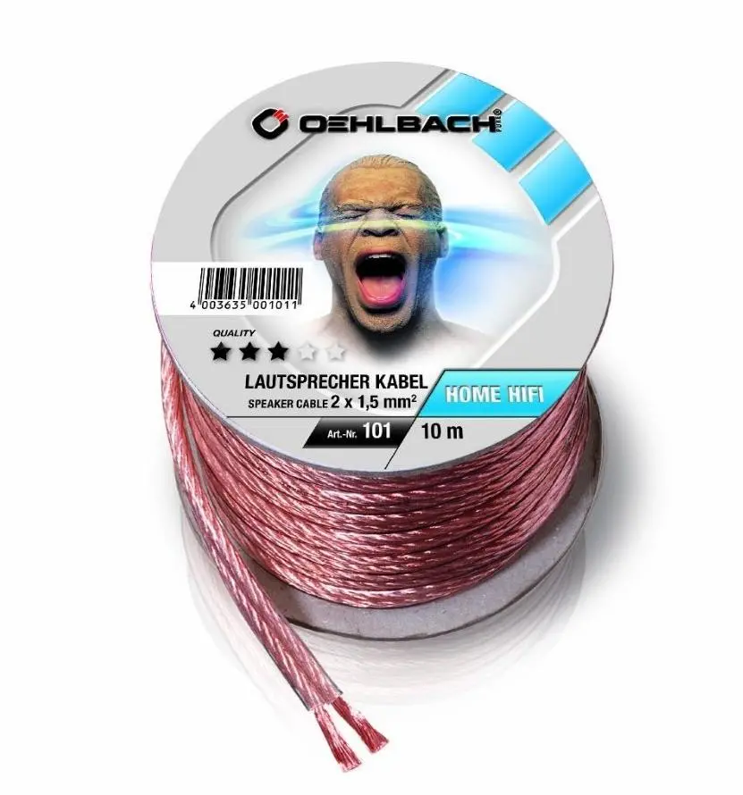 Kabel głośnikowy Oehlbach Speaker Wire SP-15 (101) 2x1,5mm 10m