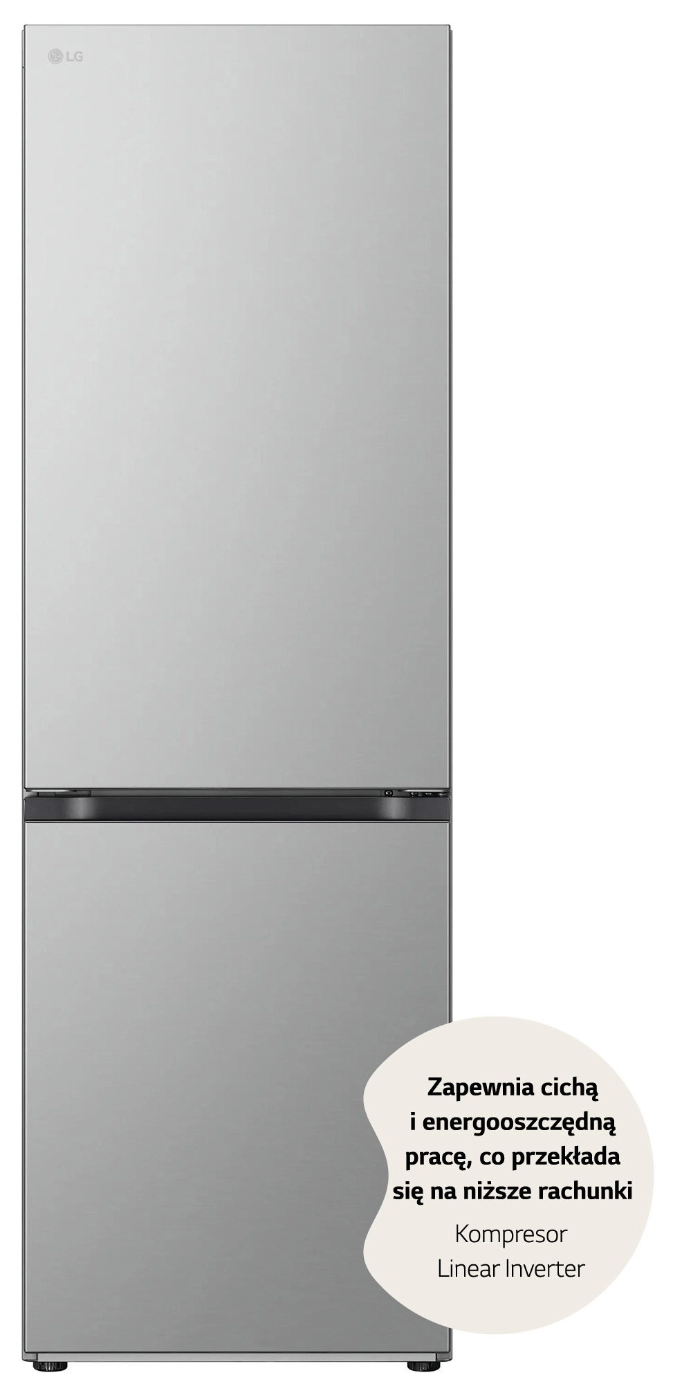 Lodówka LG GBV7180CPY Pełny No Frost 186cm Szuflada z kontrolą wilgotności Srebrny