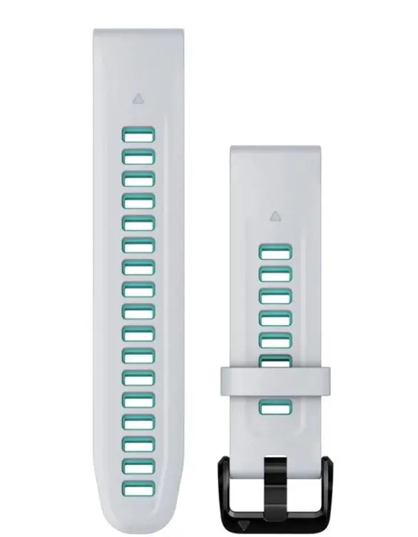 Pasek Garmin QuickFit 20 silikon Mieczny kwarc Błękitny