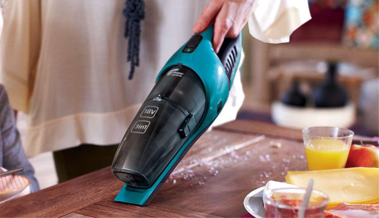 Odkurzacz Philips PowerPro Aqua 3w1 FC6404/01 40min Funkcja mycia