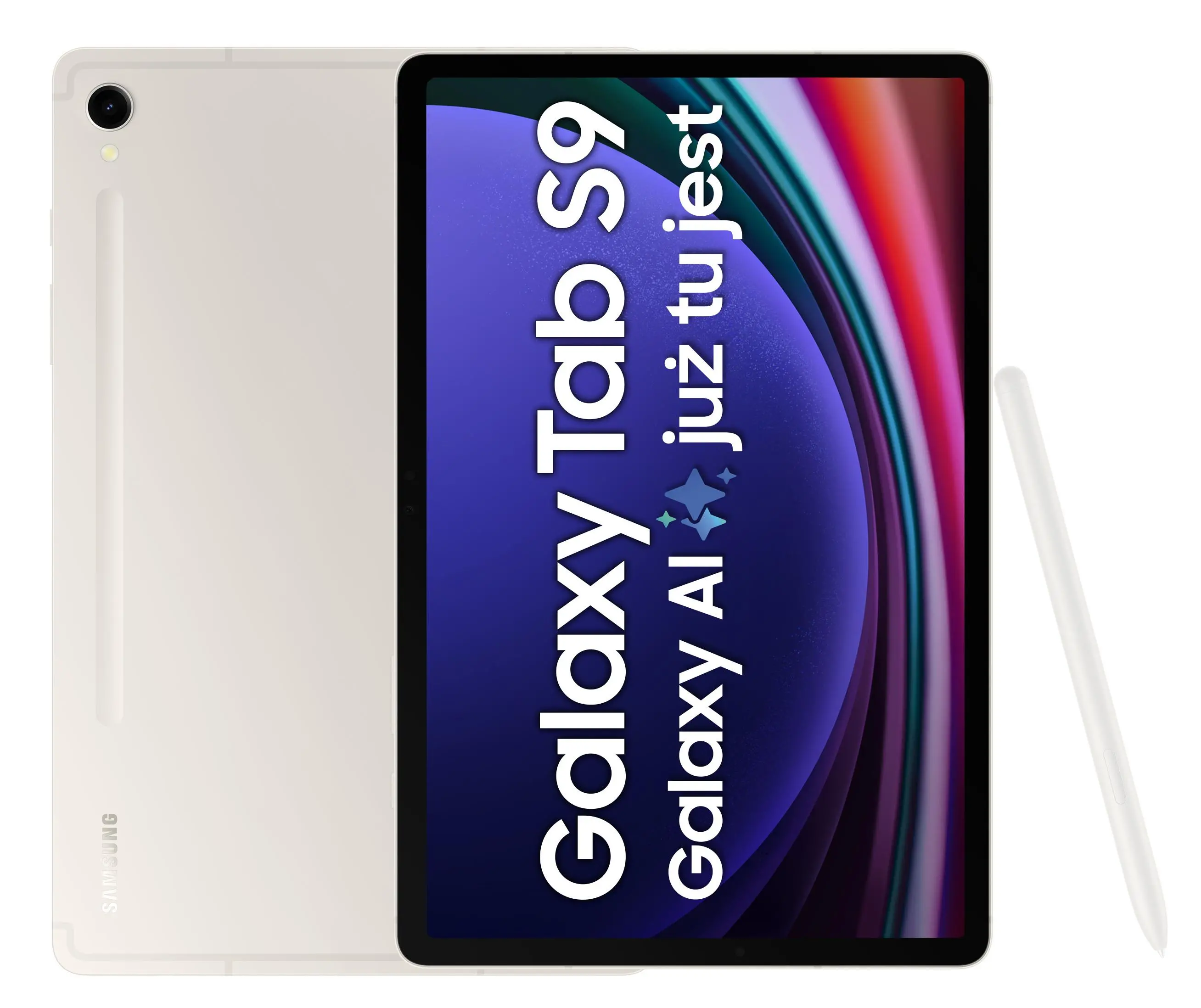 Tablet Samsung Galaxy Tab S9 SM-X710 11" 12/256GB Wi-Fi Beżowy + Rysik S Pen