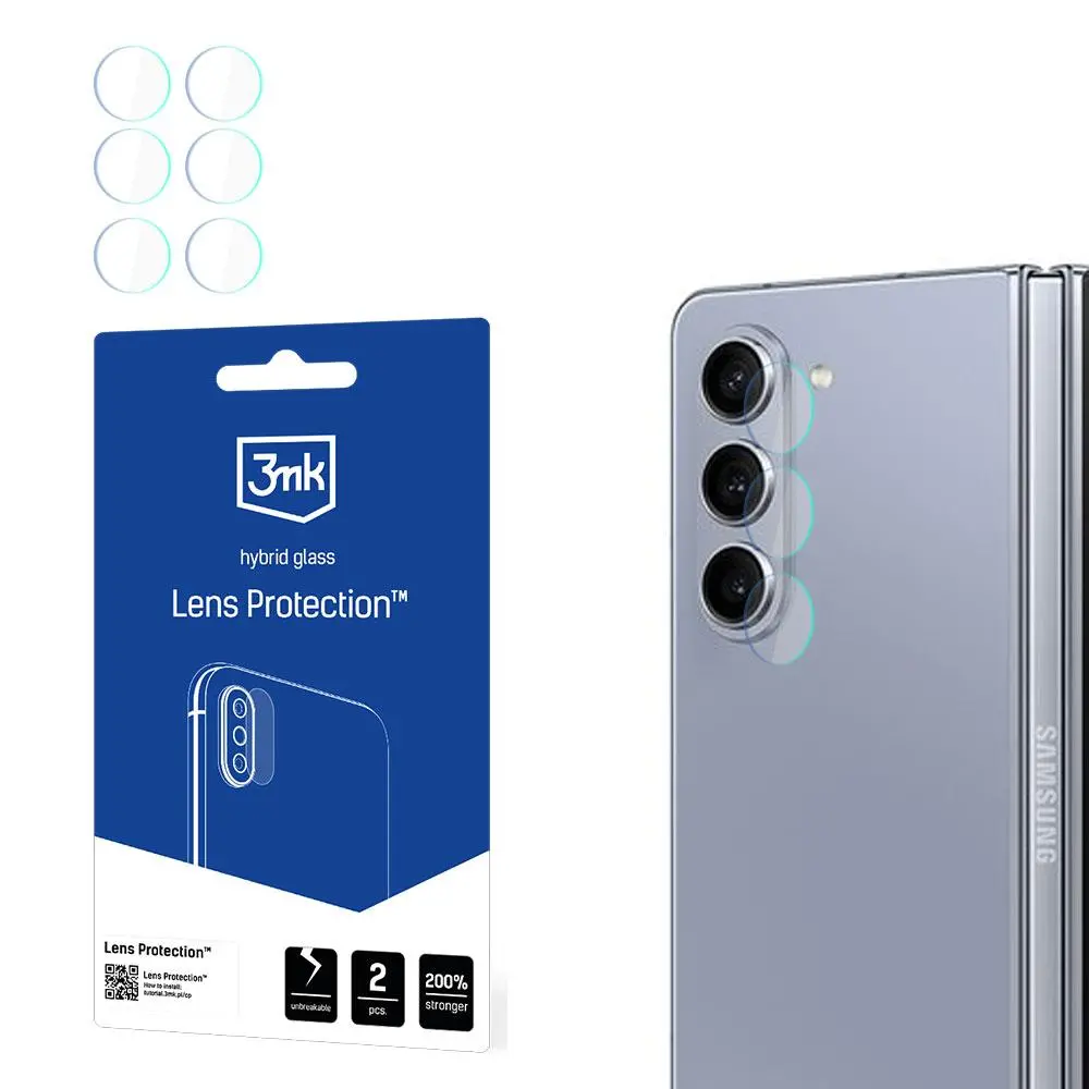 Szkło hybrydowe 3mk Lens Protection do Samsung Galaxy Z Fold5
