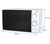 Kuchenka mikrofalowa MPM 20-KMM-12/W