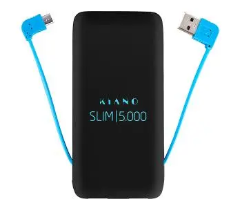 Powerbank Kiano Slim 5000 5000mAh Czarny