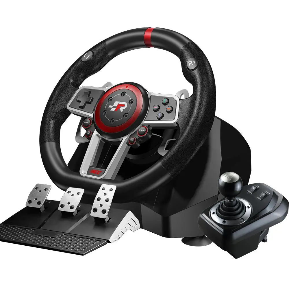 Kierownica FR-TEC Suzuka Elite Next FT7003 z pedałami do PC, Xbox One X/S, Xbox Series X/S, PS4, PS3