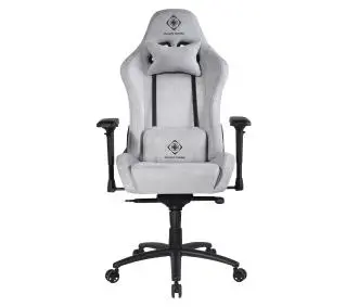 Крісло Deltaco GAM-121-LG Gamingowy до 130kg Тканина Світло-сірий
