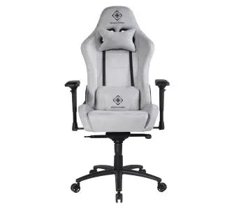Крісло Deltaco GAM-121-LG Gamingowy до 130kg Тканина Світло-сірий