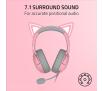 Słuchawki przewodowe z mikrofonem Razer Kraken Kitty V2 Quartz Nauszne Różowy