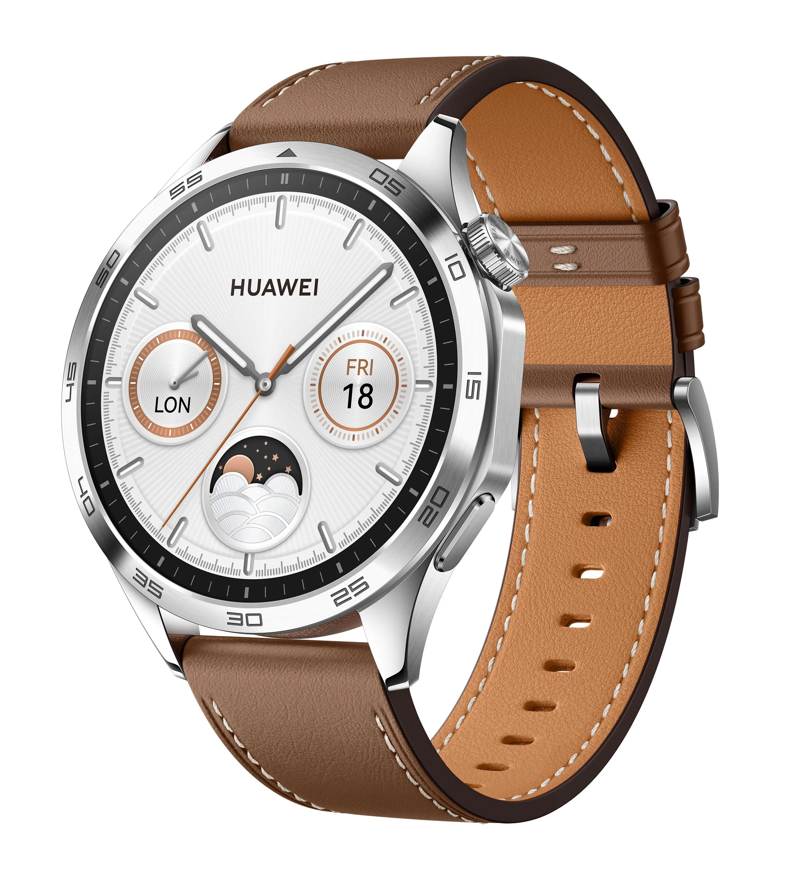 Smartwatch Huawei Watch GT4 Classic 46mm GPS Brązowy
