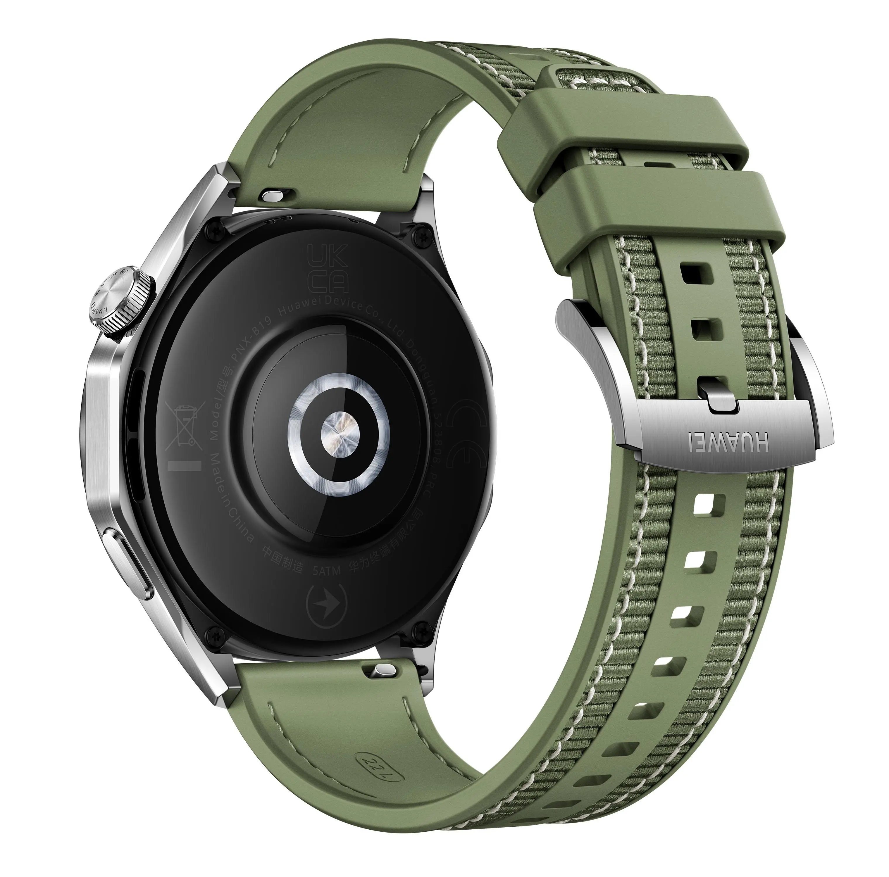 Smartwatch Huawei Watch GT4 Green Woven Strap 46mm GPS Zielony