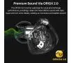 Słuchawki bezprzewodowe Tozo T18 Crystal Buds Dokanałowe Bluetooth 5.3 Czarny