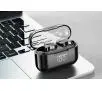 Słuchawki bezprzewodowe Tozo T18 Crystal Buds Dokanałowe Bluetooth 5.3 Czarny