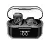 Słuchawki bezprzewodowe Tozo T18 Crystal Buds Dokanałowe Bluetooth 5.3 Czarny