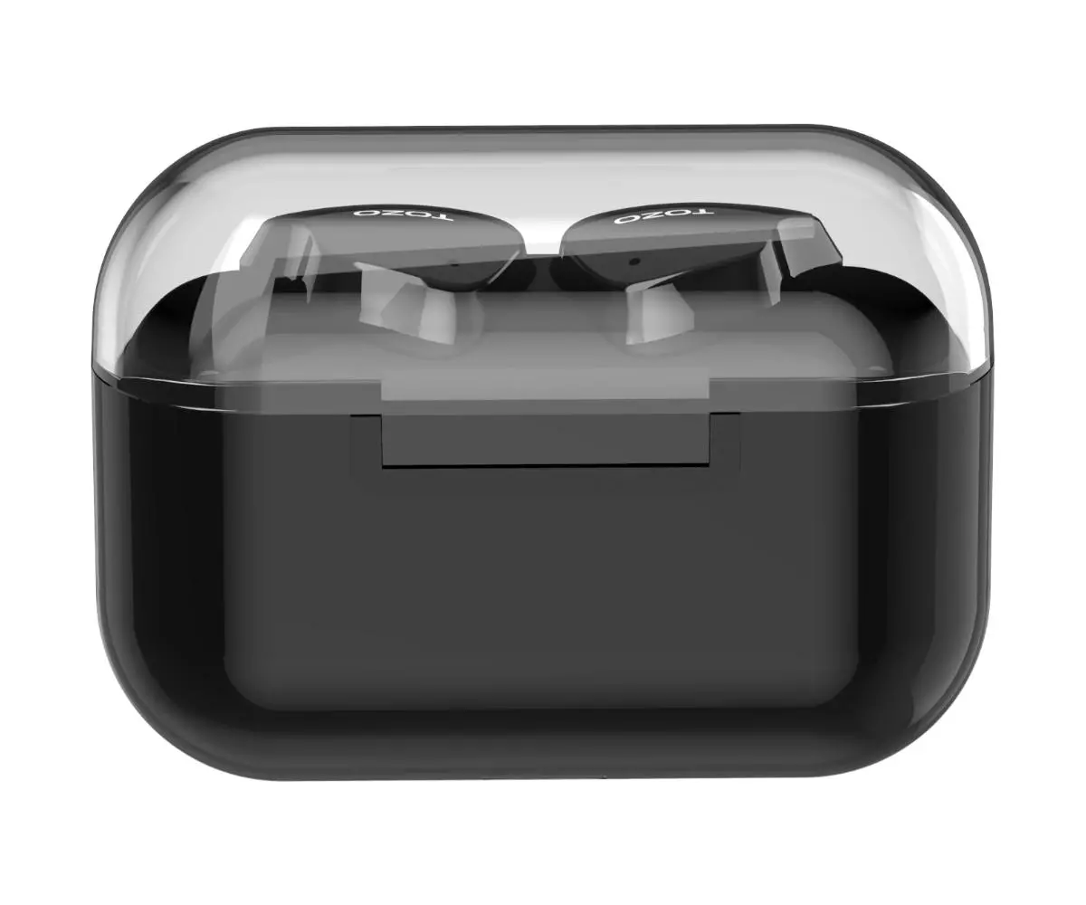 Słuchawki bezprzewodowe Tozo T18 Crystal Buds Dokanałowe Bluetooth 5.3 Czarny