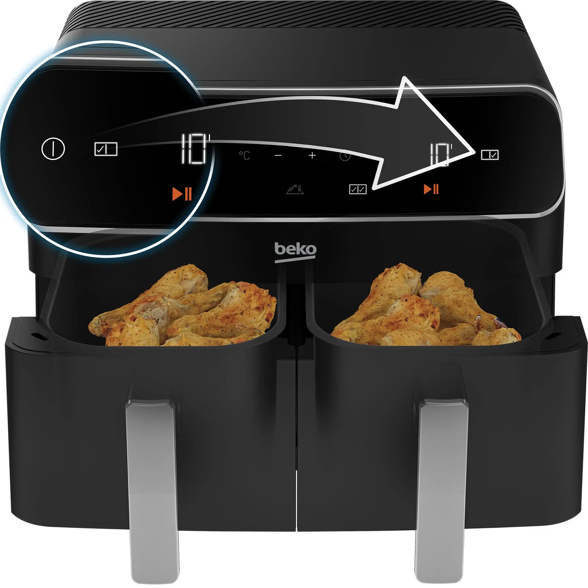 Frytkownica beztłuszczowa Beko FRL5388B ExpertFry 2400W 8,5l