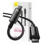 Kabel Baseus Tungsten Gold 240W USB-C do USB-C 2m Czarny
