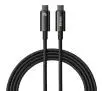 Kabel Baseus Tungsten Gold 240W USB-C do USB-C 2m Czarny