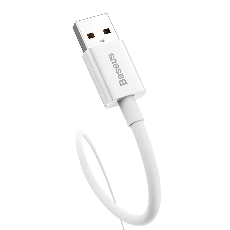 Kabel Baseus USB do USB-C Superior 100W 0,25m Biały