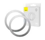 Baseus Halo MagSafe 2szt. Srebrny