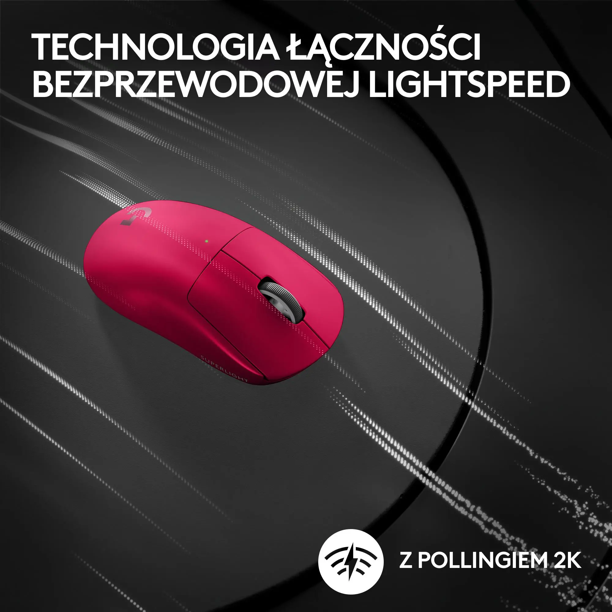 Myszka gamingowa Logitech G Pro X Superlight 2 Różowy